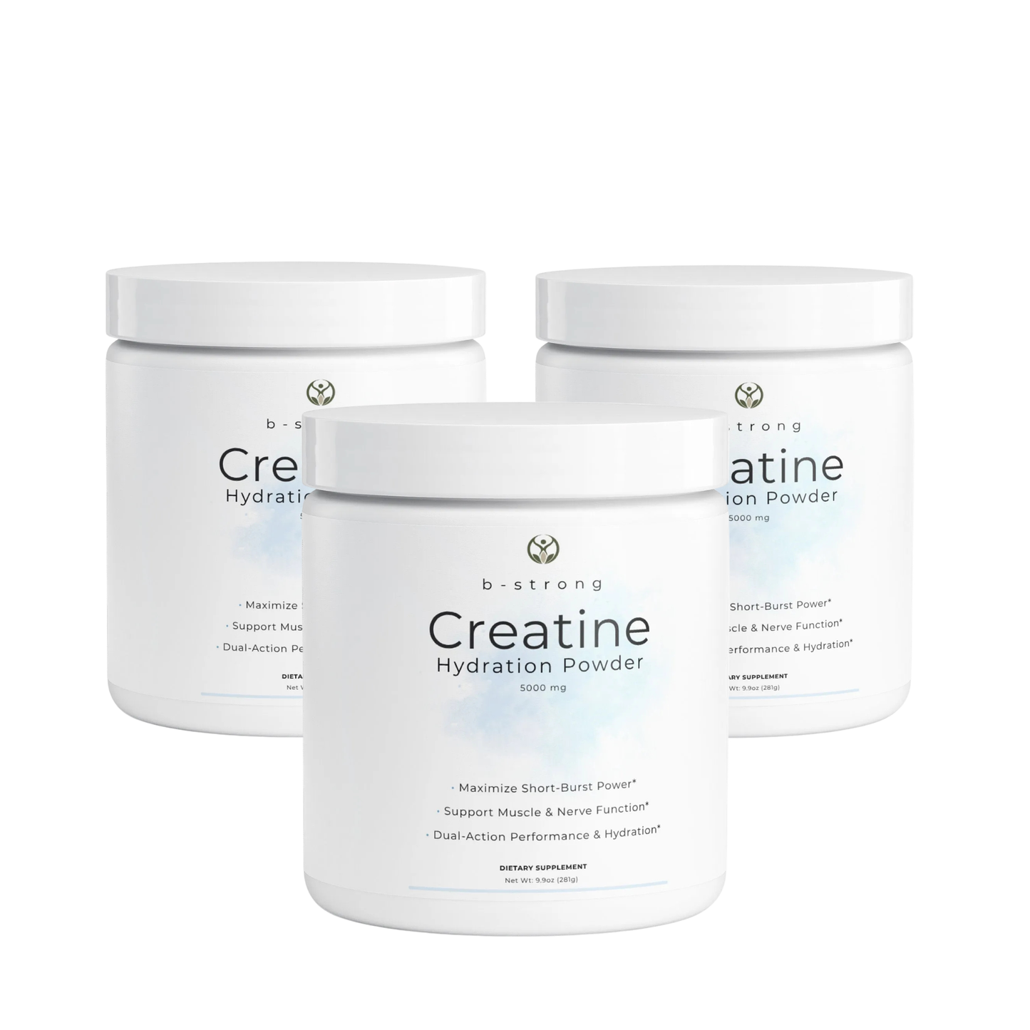 Creatine Hydration Powder 3 Jars Bundle