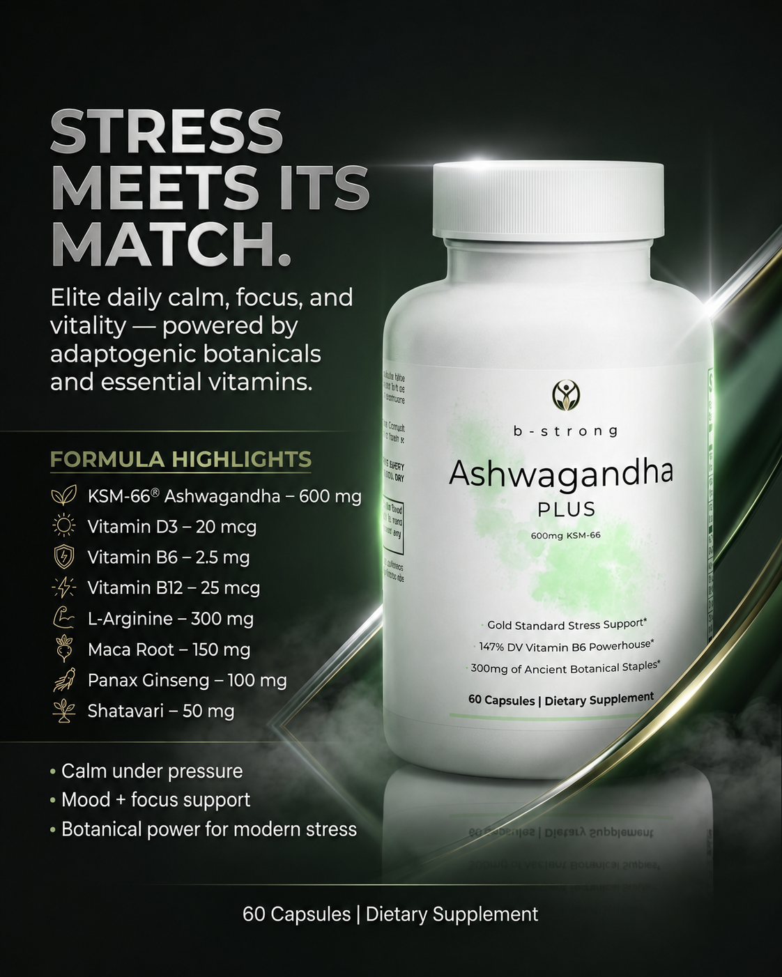Ashwagandha Plus 2 Bottles Bundle
